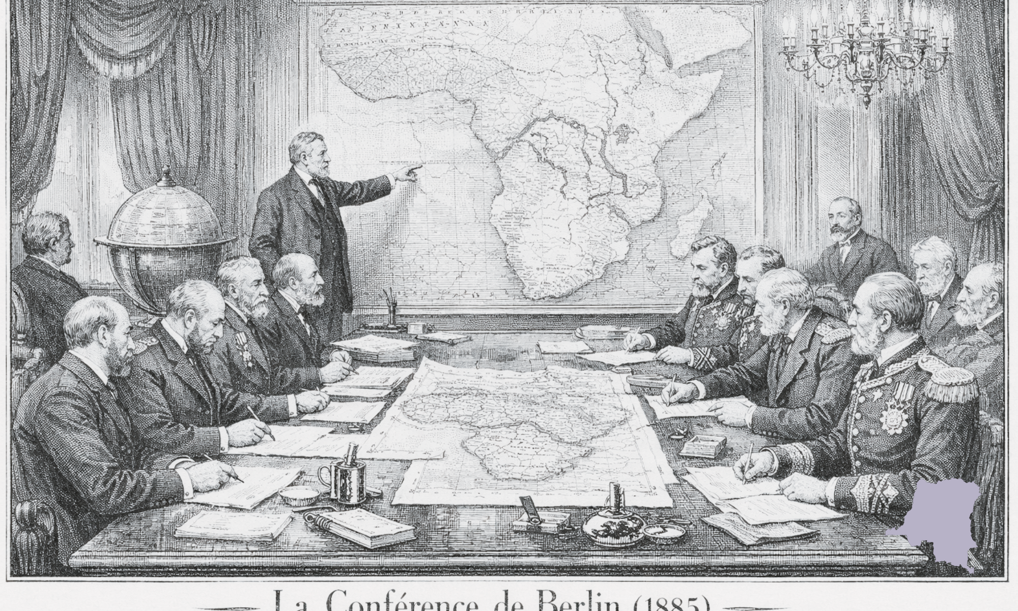 La conference de Berlin de 1885-Partage de l'Afrique
