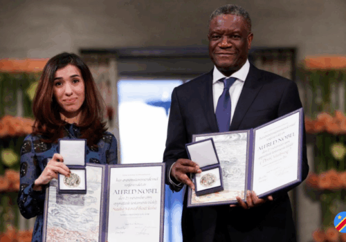 Denis Mukwege reçoit le prix Nobel de la paix 2018