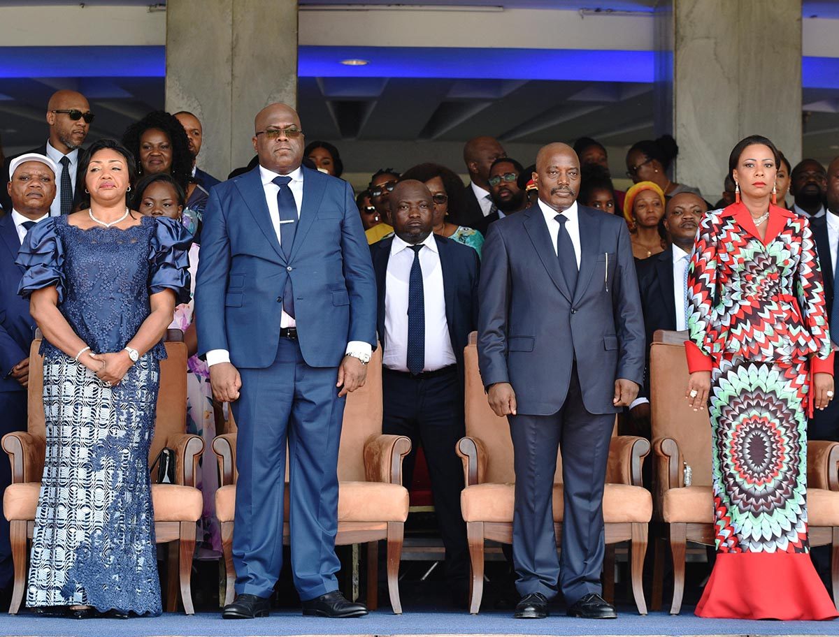 Cérémonie d'investiture de Félix Tshisekedi au Stade des Martyrs