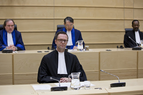 Germain Katanga durant son procès à la Cour Pénale Internationale