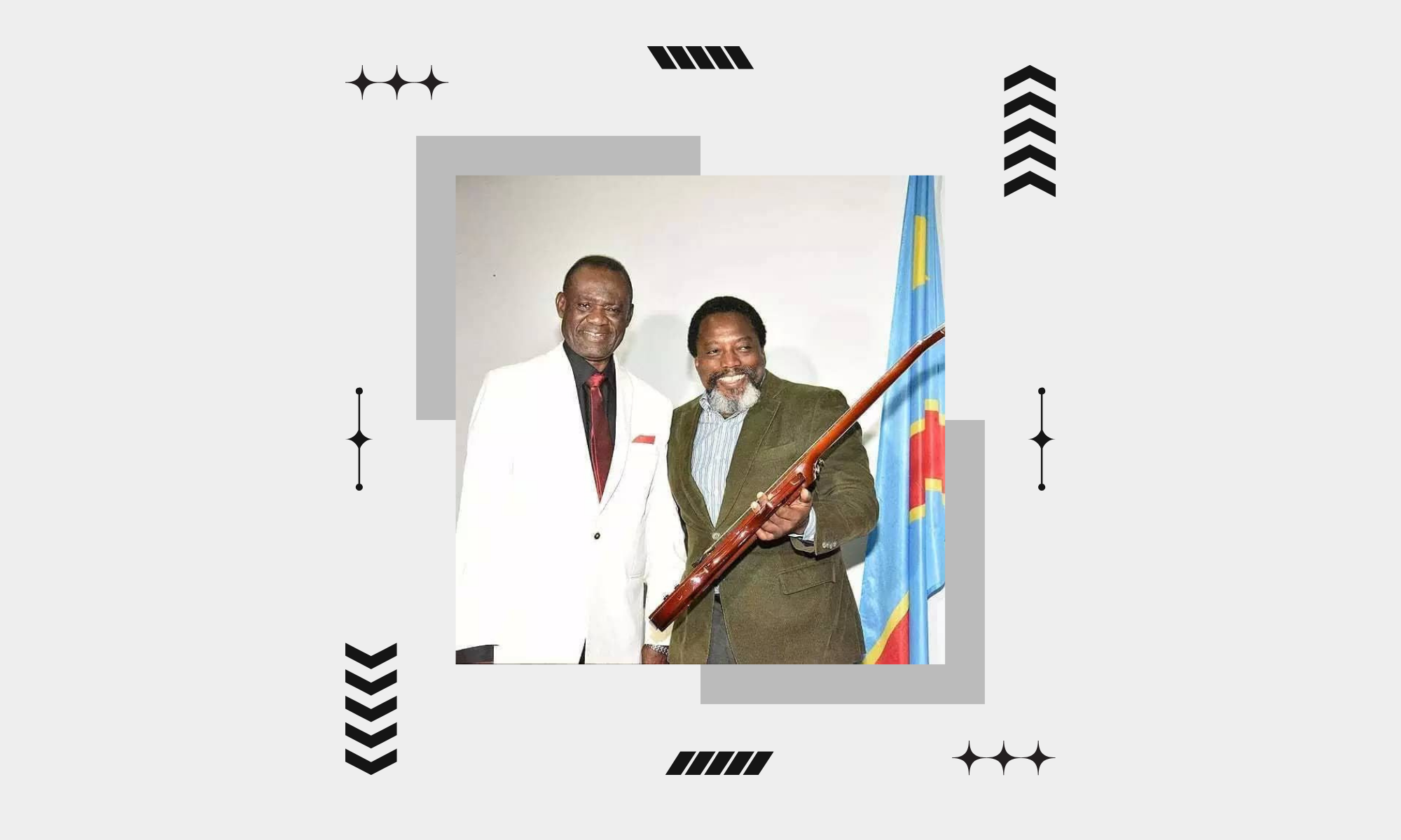 Simaro Lutumba et Joseph Kabila — image de proximité institutionnelle/culturelle