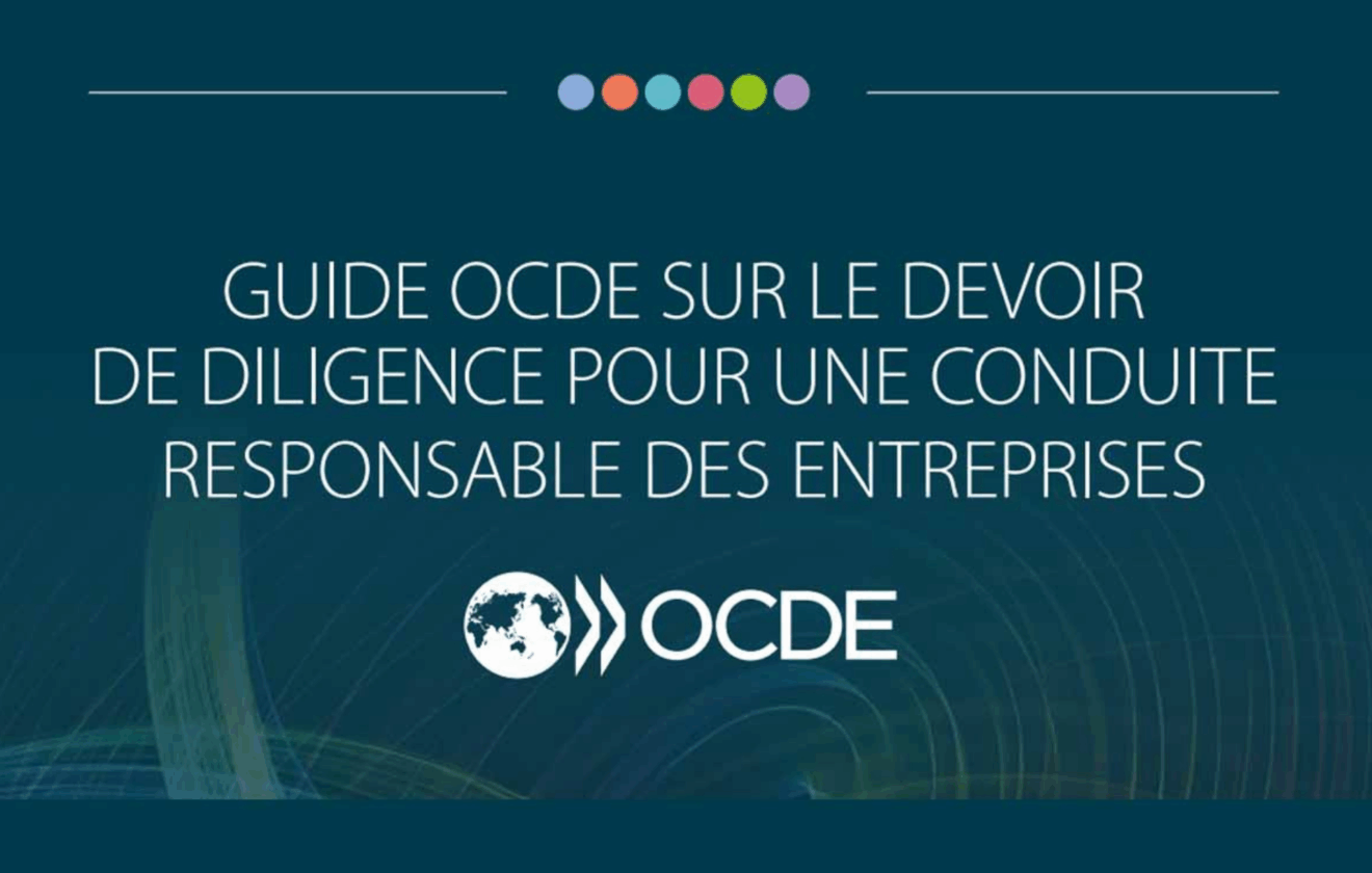 REPORT & STANDARD — OCDE Due Diligence Guidance OCDE ; entreprises ; États Référence mondiale pour chaînes d’approvisionnement « minerais de conflit »
