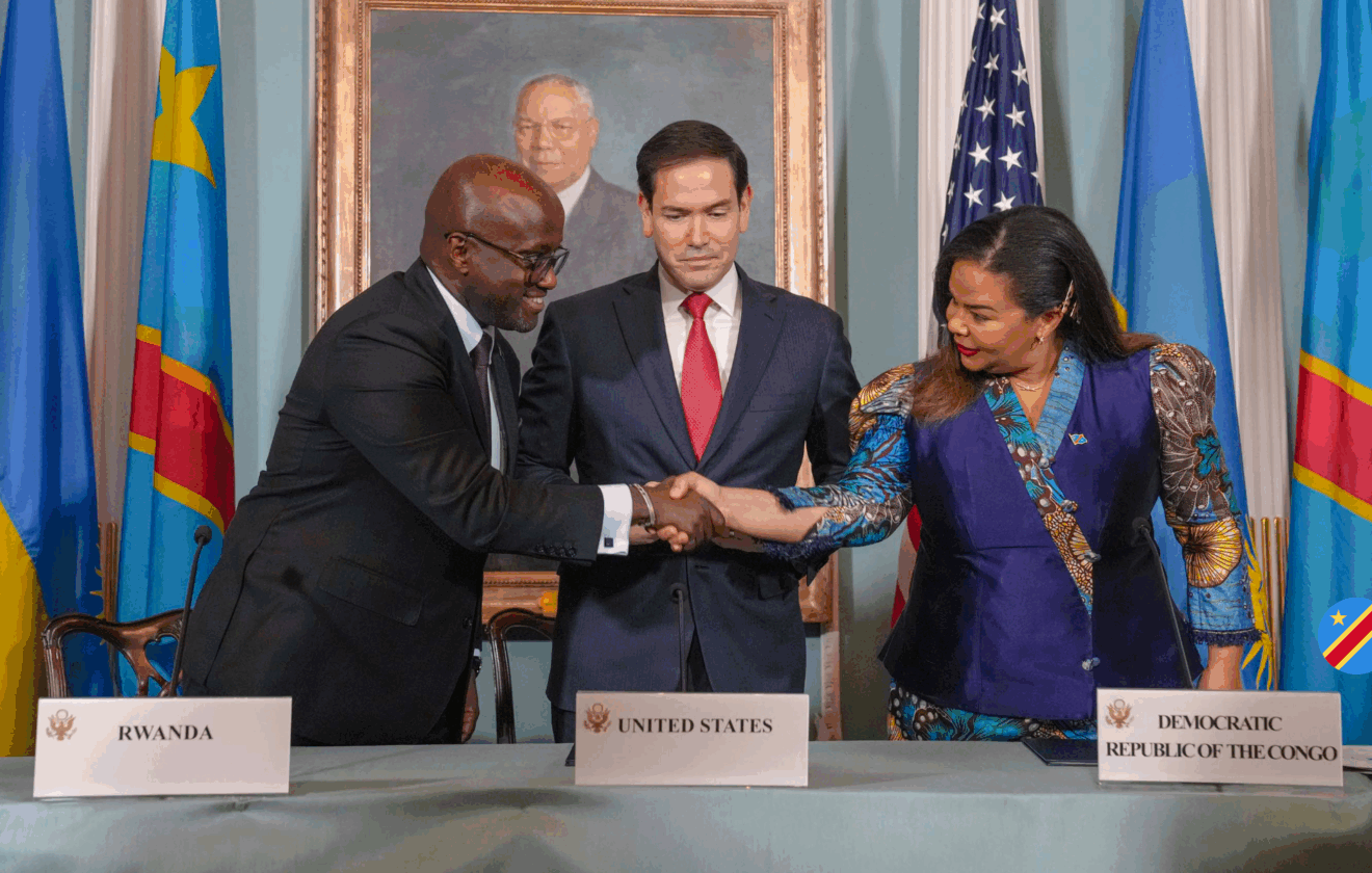 Vendredi 25 avril 2025 : la RDC et le Rwanda signent la Déclaration de Washington
