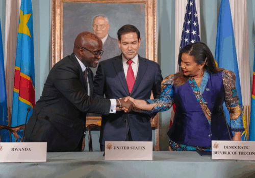 Vendredi 25 avril 2025 : la RDC et le Rwanda signent la Déclaration de Washington