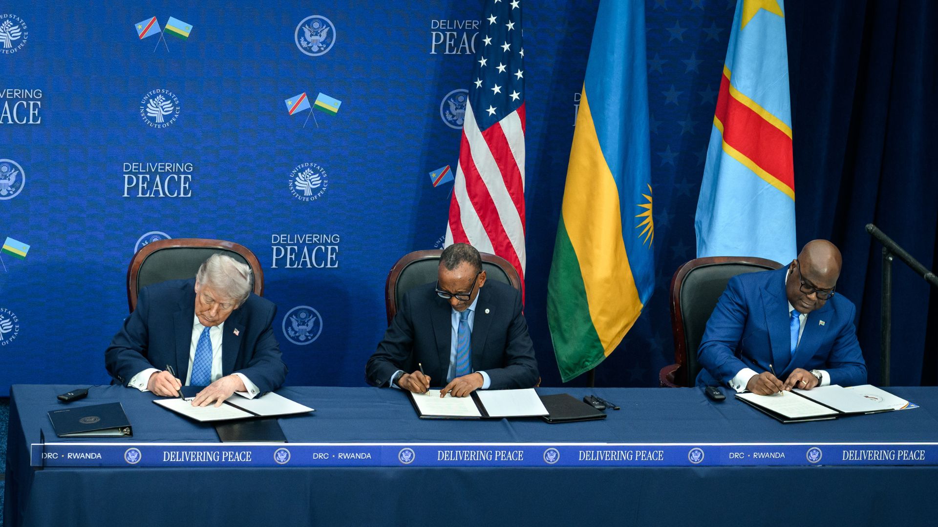 Signature des Washington Accords pour la paix et la prospérité entre la RDC et le Rwanda