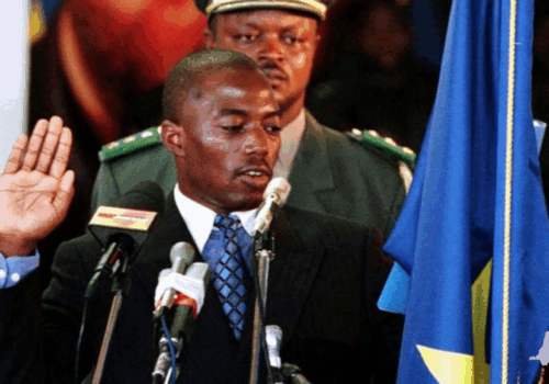 joseph kabila prete serment rdc 2001