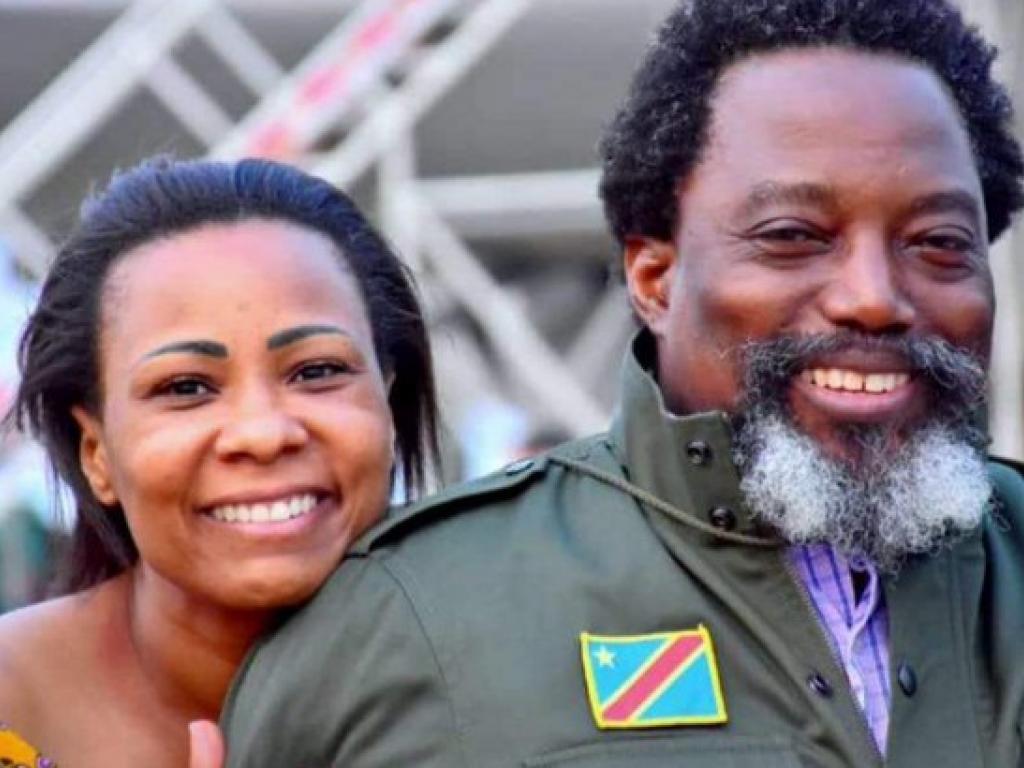Marie-Olive Lembe di Sita et Joseph Kabila
