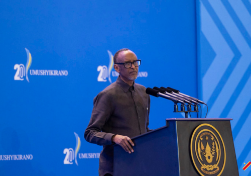 Paul Kagame à Kigali Rwanda